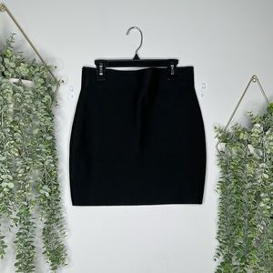 Black Body Con Skirt Size L